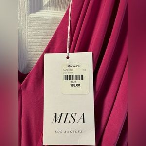 MISA pink dress, unworn